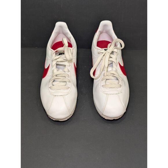 Nike Cortez Women’s Size 8 Leather White Blue Red OG Forest Gump 807471-103 - Picture 3 of 12